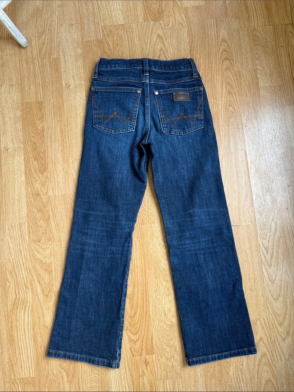 Wrangler Dark Blue Flare Jeans for Women